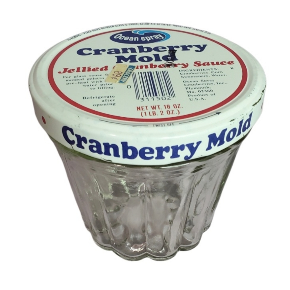 Ocean Spray Cranberry Mold Jar